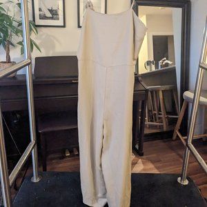 Babaton Cream Jumpsuit - Size 6